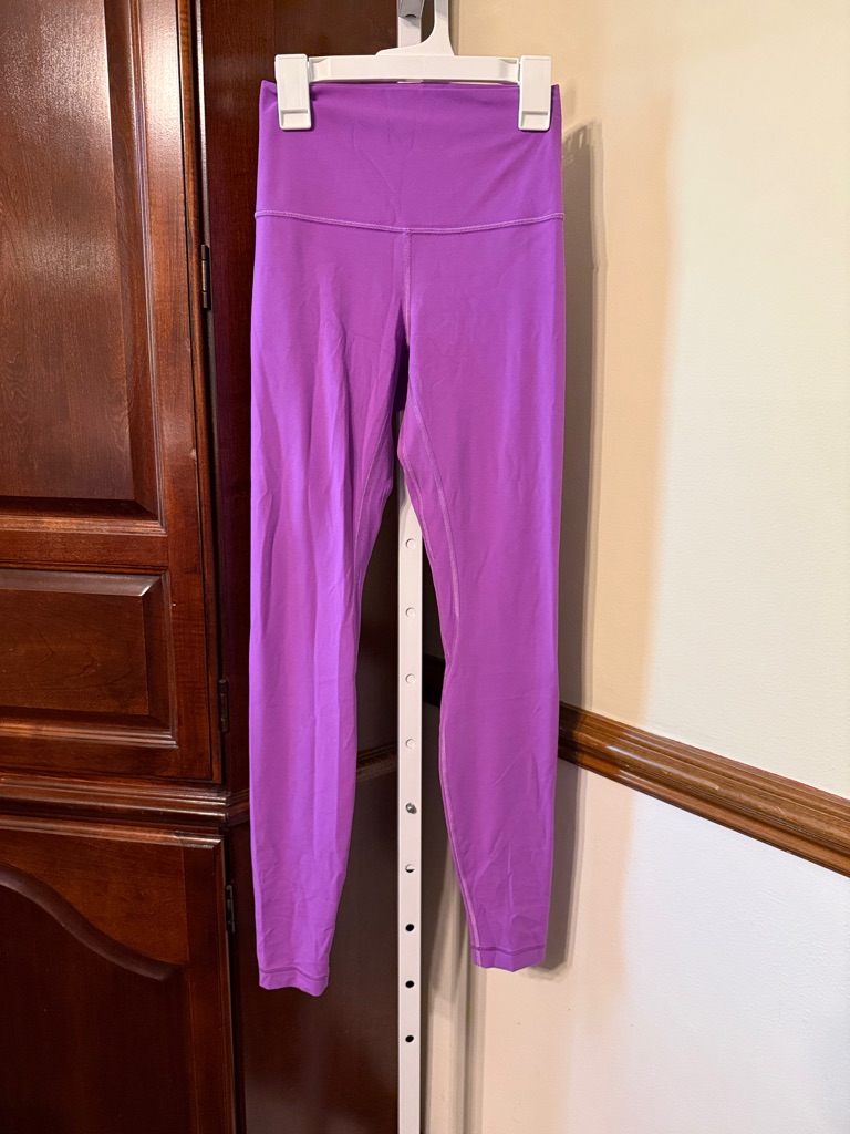 Lululemon Align Pant 28" Sz 4 Moonlight Magenta Full Length Leggings Nulu Yoga